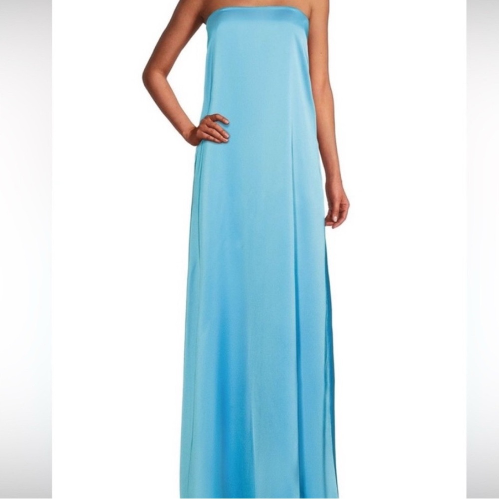 Antonio Melani Strapless Blue Maxi Dress — Never worn NWT